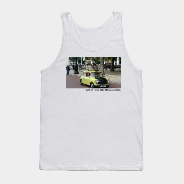 Mr. Bean Le Mans, Colorized. Tank Top by LuisP96